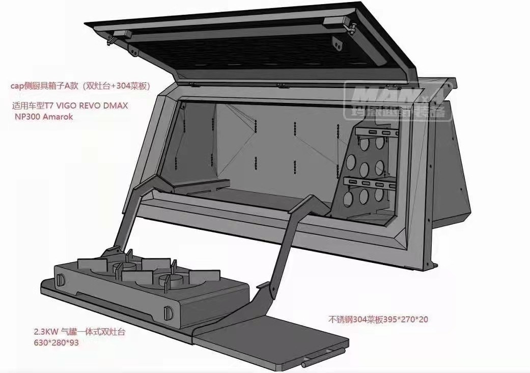 OEM Powder Coating 08-14 FORD Canopy Purple Horn Ford F150 Truck Caps